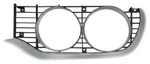 1971-72 Plymouth B-body Headlamp Bezel Door Hardtop Silver/black Lh. Fixed Price $106.54.