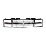 Grille Assembly Chrome For 1994-1999 Chevrolet C1500 K1500 1995-1999 Tahoe. Fixed Price $222.91.