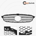 Front Bumper Chrome Grille Radiator Fit For W205 Class 2015-2018. Fixed Price $62.99.