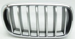 Oem Right Passenger Side Upper Grille Insert For Bmw X6 Chrome Satin Bars. Fixed Price $36.99.