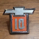 Oem Chevrolet C10 Grille Emblem Bowtie 1973-1980 Chevy Truck Squarebody. Fixed Price $44.95.