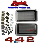 1972 Olds Cutlass 442 Grille & Emblem Mounting Hardware Set. Fixed Price $454.00.