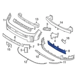 For Hyundai Santa Fe 2024-2026 86531R6200TRC Front Lower Grille. Fixed Price $508.43.