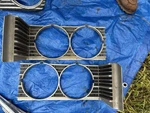 Pair (l&r) Dual Headlight Bezels For 1969 Chevy Full-size Cars Chevrolet. Fixed Price $40.00.