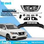 For 2017-2020 Nissan Pathfinder Front Grille/fog Light W/bezel/trim/bracket 9PCS. Fixed Price $477.99.