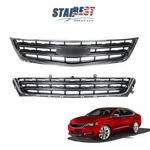 2PCS Front Upper & Lower Grille Set Chrome Black For Chevrolet Impala 2014-2020. Fixed Price $53.95.