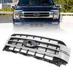 Ford F150 F-150 2021-2023 Lariat Sport Front Upper Grille Chrome Abs. Fixed Price $117.50.