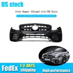 For 2016-18 Mercedes W213 Class E63 Amg Style Front Bumper Chrome W/pdc Holes. Fixed Price $506.60.