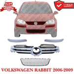 4-PCS Bumper Grille For Volkswagen Rabbit 2006-2009 Plastic Primed Gray. Fixed Price $135.90.