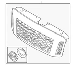Genuine Nissan Grille Assembly 62310-EZ10C. Fixed Price $829.20.