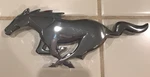 Ford Mustang 2010-2014 Front Grille Emblem Badge Chrome Running Horse 8" Oem. Fixed Price $30.00.