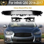 For Infiniti Q50 Base 2014 2015 2016 2017 Front Lower Grille Fog Light Set. Fixed Price $69.16.