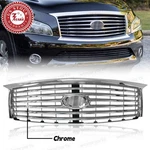 Front Bumper Upper Grille W/camera For 2011-2012 Infiniti QX56 62310-1LA4C. Fixed Price $182.00.