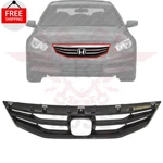 New Front Grille Matte-black Fits 2011-2012 Honda Accord Coupe 2-DOOR HO1200202. Fixed Price $62.33.