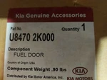 U8470 2K000 Oem Brand New Kia Soul 2010-2013 Brushed Alloy Fuel Door Gas. Fixed Price $100.00.