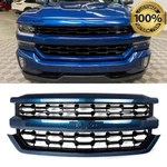 Deep Ocean Blue Front Bumper Grille Fit 2016-2018 Chevrolet Silverado 1500 Ltz. Fixed Price $145.99.