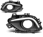 Black Led Drl Signal Fog Light Bezel Cover For 14-16 Mazda. Fixed Price $29.99.