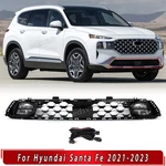 Front Bumper Lower Grille W/led Drl Fog Light Set For Hyundai Santa Fe 2021-2023. Fixed Price $243.21.