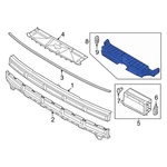 For Hyundai Santa Fe 24-26 Front Lower Radiator Shutter Assembly. Fixed Price $490.90.