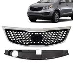 Fits Kia Sportage 2014-2016 Front Upper Grille Chrome Assembly W/ Radiator Cover. Fixed Price $70.99.