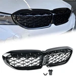 Glossy Black Front Kidney Diamond Grille For 2019-2022 Bmw G20 330I M340I. Fixed Price $44.91.