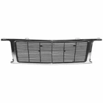 Grille Chrome And Argent With Dual Headlight For 89-91 Gmc Jimmy Suburban Pickup. Fixed Price $90.47.
