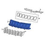 For Jeep Compass 2022-2025 68607802AA Front Grille Molding. Fixed Price $229.25.