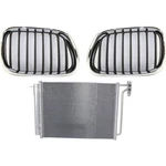 Grille Driver & Passenger Side Left Right For E53 X5 Series Bmw 2000-2003. Fixed Price $106.40.