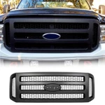 Black Painted Grille Assembly Ford 05-07 F250 F350 Super Duty FO1200457. Fixed Price $136.49.