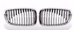 Front Kidney Grille For Bmw Series E81 E82 E87 E88 128I 135I Chrome/black. Fixed Price $92.65.