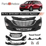 For 2018-2021 Chevrolet Chevy Equinox Front Bumper Upper Lower Grille Set Primed. Fixed Price $223.98.