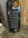 Jeep Wrangler Jk Grille Assembly PX8 Black With Inserts 2007-2018. Fixed Price $190.00.