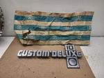 1PC Fits 1981-1987 Chevy Custom Deluxe "10" C10 New Old Stock Badge Emblem. Nos. Fixed Price $62.50.