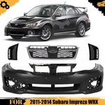 Front Bumper Cover Paintable & Grille Kit For 2011-2014 Subaru Impreza Wrx. Fixed Price $350.00.