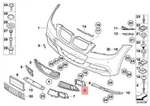 Bmw E90 E91 Front Bumper Fog Light Grille Left 51117891395 No Duty. Fixed Price $68.74.