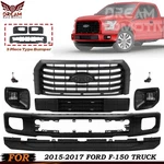 Front Bumper & Grille Assembly Kit Paintable 2015-2017 Ford F-150 Truck. Fixed Price $485.00.