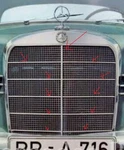 Alu Grill Moulding Trim Set Of 11 Fit For Mercedes Benz W121 Ponton. Fixed Price $94.05.