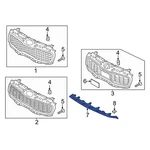 For Kia Sportage 2017-2019 86569D9700 Front Lower Grille. Fixed Price $78.88.