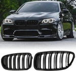 F10 Grille - Front Kidney Double Slats Glossy Black Compatible With 20.... Fixed Price $59.80.