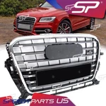 SQ5 Style Chrome Mesh Front Grille Replacement For Audi 13-17 Premium Plus. Fixed Price $184.99.