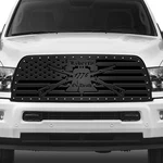 Custom Aftermarket Steel Truck Grille For 2010-2018 Ram 2500/3500 Liberty Death. Fixed Price $399.95.