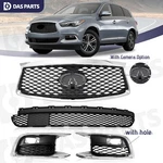 4PC For 2016-2020 Infiniti QX60 Front Bumper Upper Lower Grille Fog Light Covers. Fixed Price $195.99.