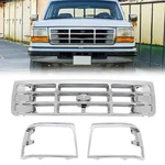 Front Grille W/ Headlight Bezel Kit Ford F150 F250 F350 Bronco 1992-1997. Fixed Price $107.50.