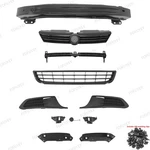 Jetta 2011-14 Front Upper Lower Grilles/bumper Reinforcement & Brackets Kit. Fixed Price $84.93.