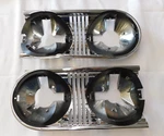 Nos Oem Ford 1961 Mercury Headlight Doors Grille Bezels Monterey Montclair Trim. Fixed Price $339.00.
