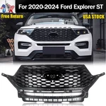 Fits Ford Explorer St 2020-24 Front Bumper Upper Grille Assembly Gloss Black New. Fixed Price $149.30.