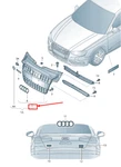 Audi A4 Allroad B8 Radiator Grille No Duties. Fixed Price $768.21.