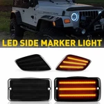 Led Front Fender Side Marker Bumper Signal Lights For Wrangler 97-06 Jeep Tj AP5. Fixed Price $54.14.