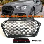 Fit For 2017-2020 Audi A3 S3 Gloss Black Honeycomb Upper Grille ( No Acc ). Fixed Price $147.40.