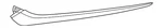 Genuine Honda Headlight Molding 33152-3D4-A01. Fixed Price $50.20.